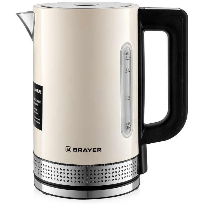Электрочайник BRAYER 1068BR бежевый