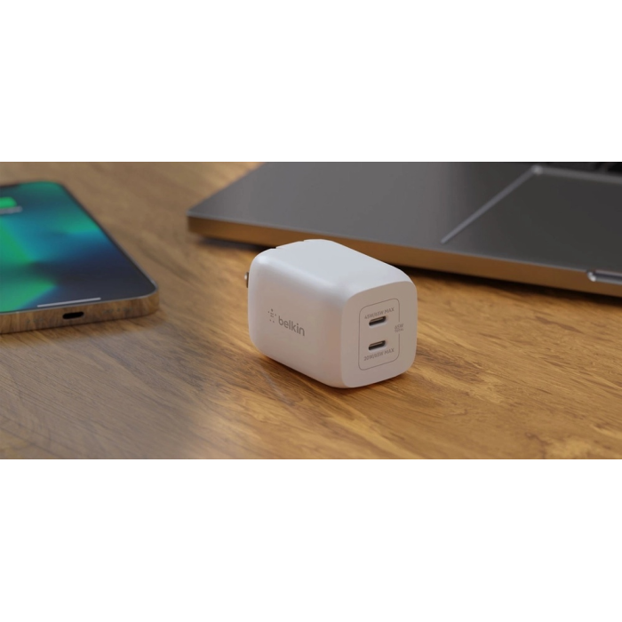 Belkin WCH013vfWH Lightning, USB Type-C 65 Вт белый
