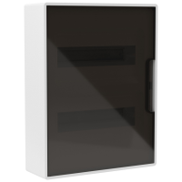 Щиток настенный FRAME белый DKC F24W1WD 24 модуля с тонированной дверцей