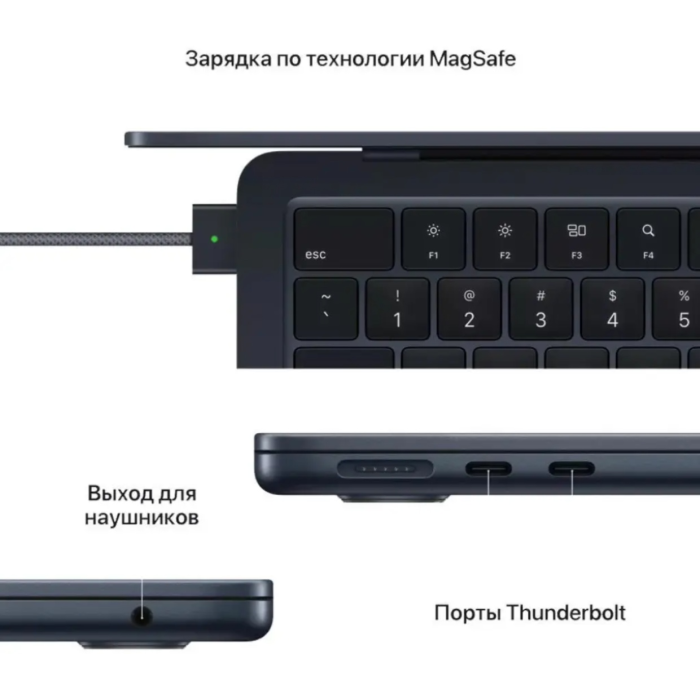 Apple MacBook Air 13 2024 13.6" / 16 Гб / SSD 256 Гб / macOS / MC8K4RU/A