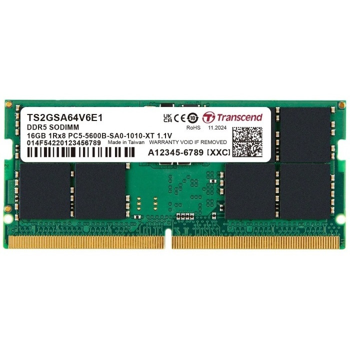 Память оперативная DDR5 Notebook Transcend TS2GSA64V6E1 16GB 5600 MT/s