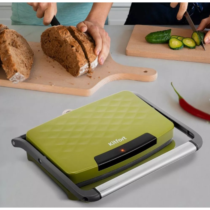 Сэндвичница Kitfort КТ-3626 зеленый