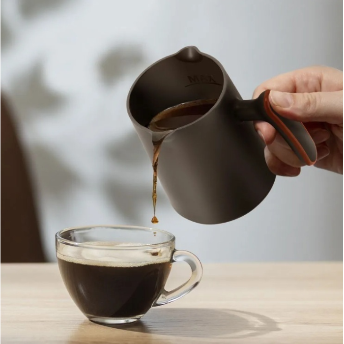 Кофеварка Kitfort КТ-7456 оранжевый, коричневый