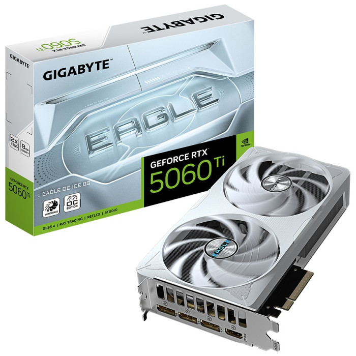 GIGABYTE (GV-N506TEAGLEOC ICE-8GD) RTX5060Ti EAGLE OC ICE 8G 8 Гб