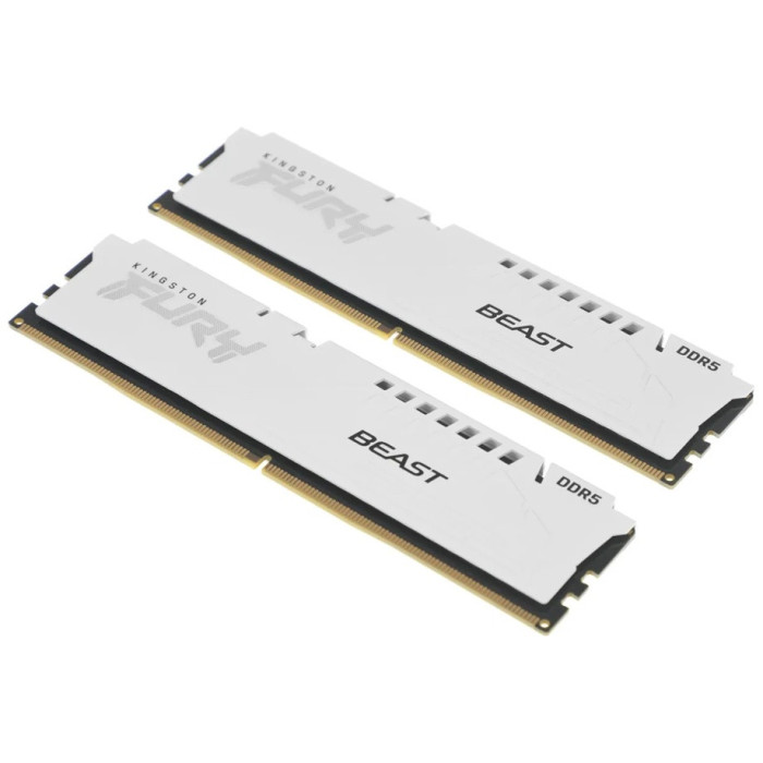 DIMM DDR5 32 GB kit Kingston Fury Beast (AMD+Intel), KF560C36BWE2K2-32, (2x16GB), white