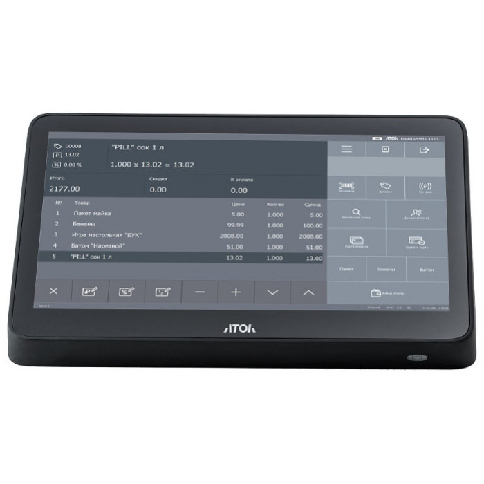 POS-моноблок АТОЛ OPTIMA V7 Lite черный