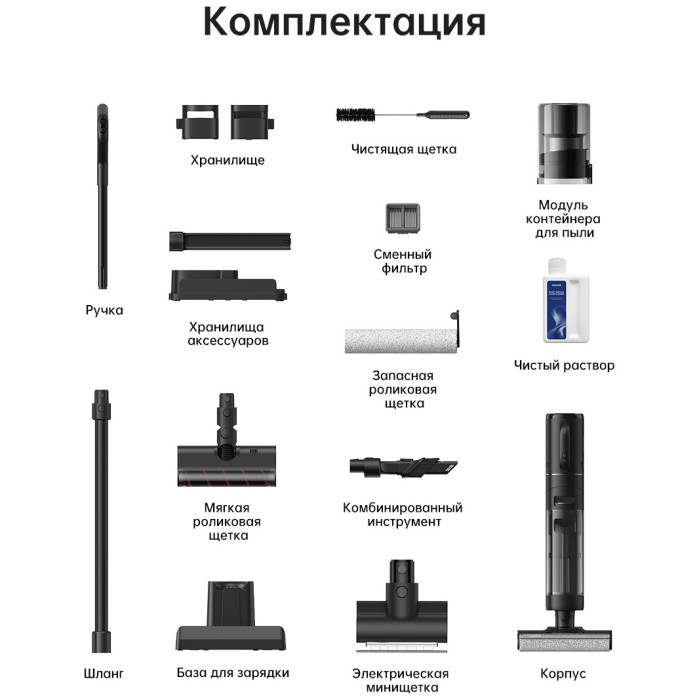 DREAME H12 Dual черный