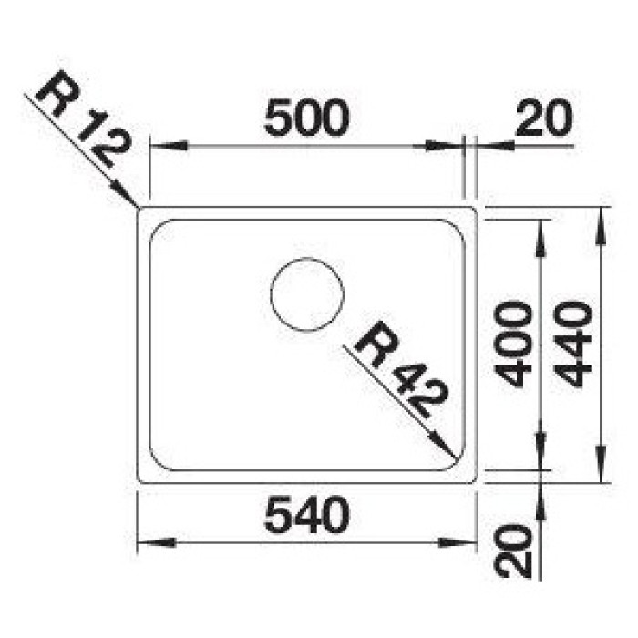 Blanco Solis 500-U серебристый