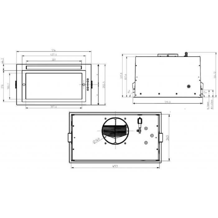 Elica Lane WH/A/52 белый