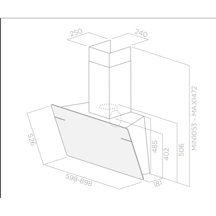 Elica L'ESSENZA BL/A/90 черный