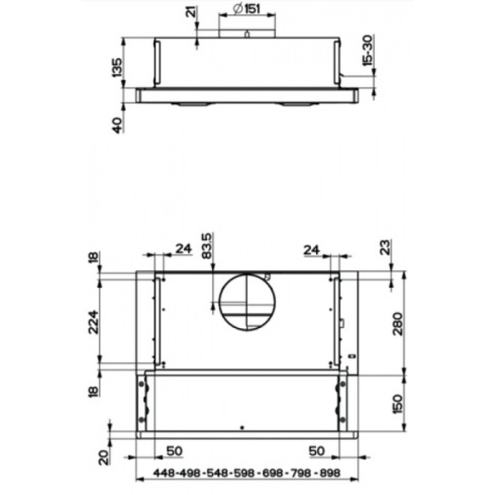 Faber Flox Glass BK A50 черный