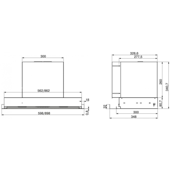 Franke T-FORM BK 60 черный