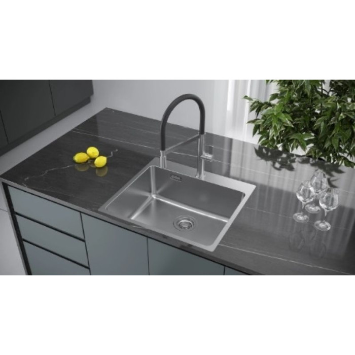 KuchenStern HERD 60 AISI 304/R25 врезная 55х50х20 см, нержавеющая сталь, тон серебристый металлик