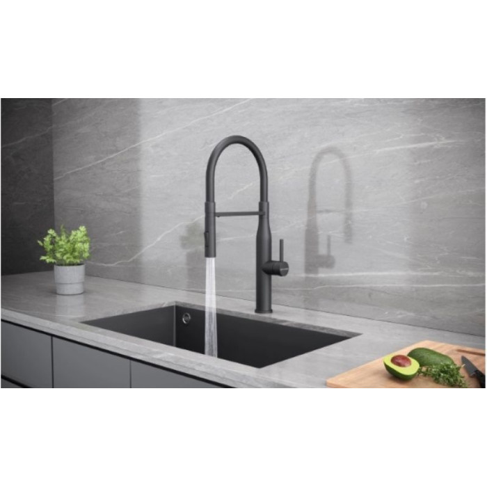 Смеситель для кухни (мойки) KuchenStern 406BL40, однозахватный