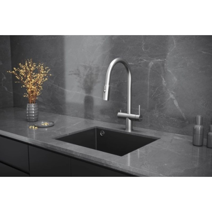 Смеситель для кухни (мойки) KuchenStern BRUNN-FS, двухзахватный