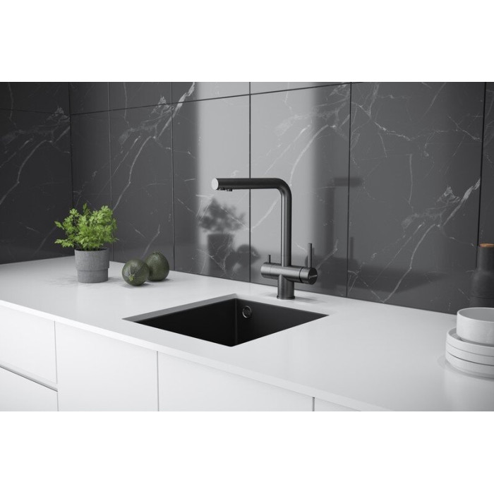 Смеситель для кухни (мойки) KuchenStern 401BL40, двухзахватный