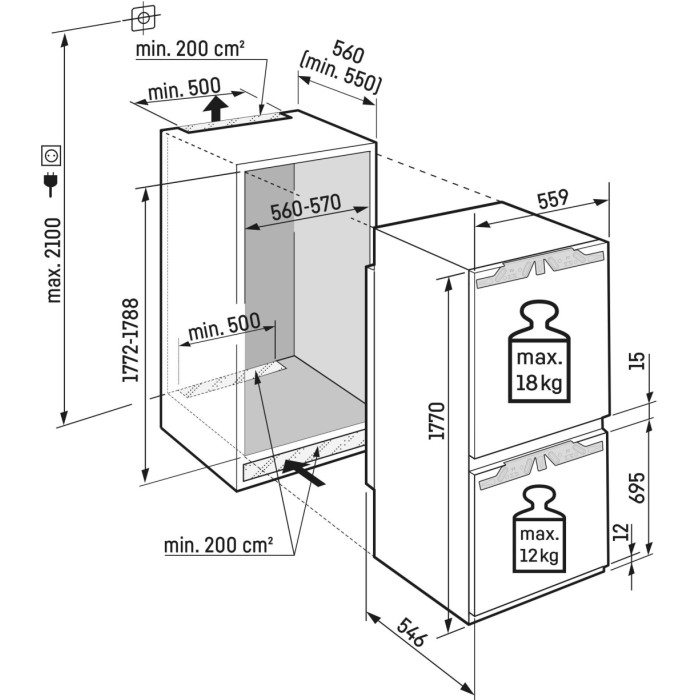 Liebherr ICNd 5123 белый