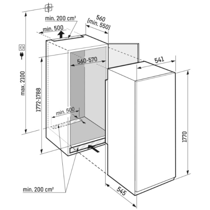 Liebherr LIEBHERR IRBSd 5120 белый