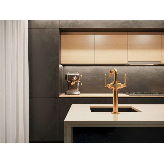 Смеситель для кухни (мойки) Paulmark Lo226006-G, однозахватный