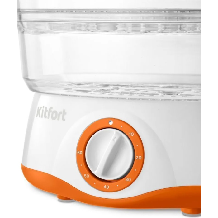Kitfort KT-6452 4.27 л. белый, оранжевый
