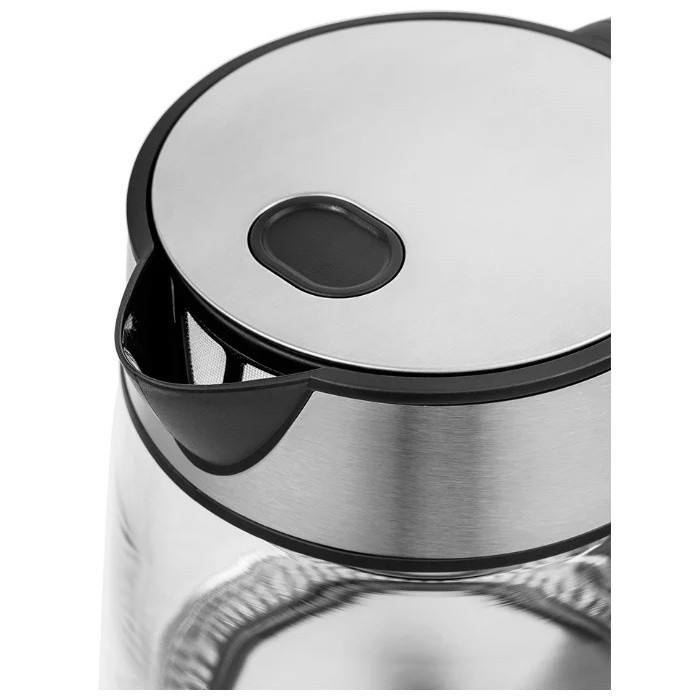 Электрочайник Kitfort КТ-6105 серебристый, стальной