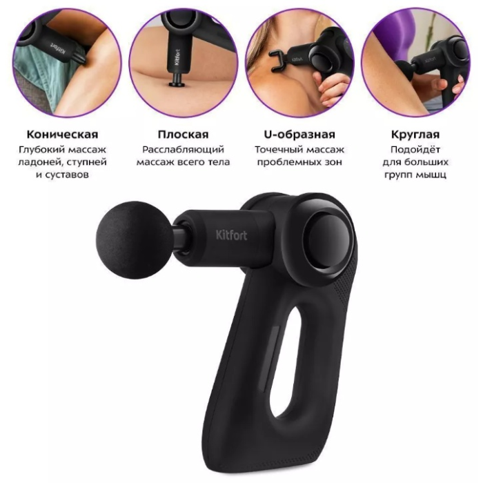 Массажер Kitfort КТ-2965 ручной перкуссионный
