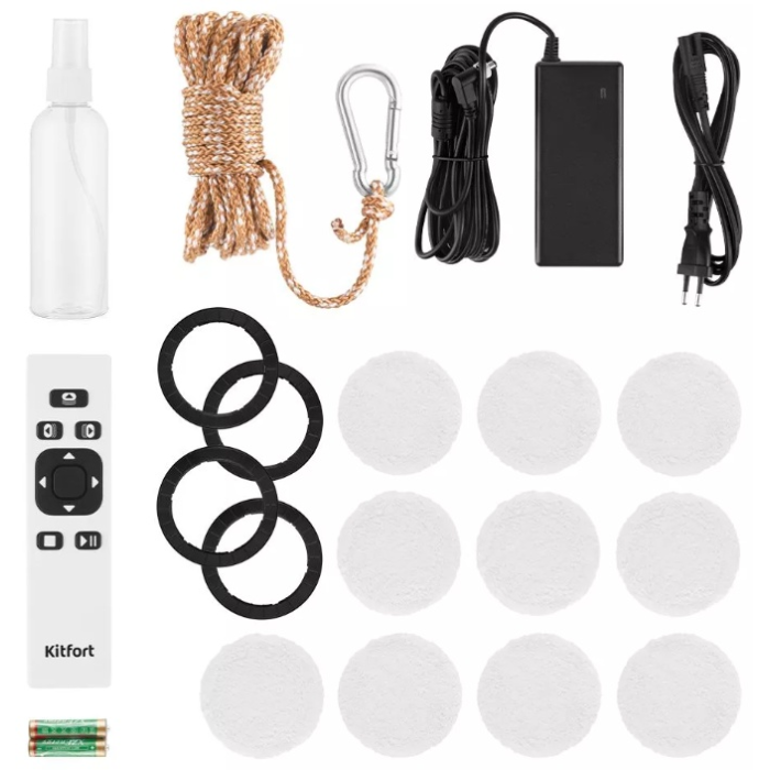 Kitfort KT-5182 белый, черный, желтый