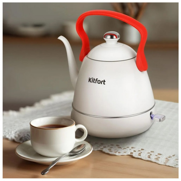 Электрочайник Kitfort КТ-6793 белый