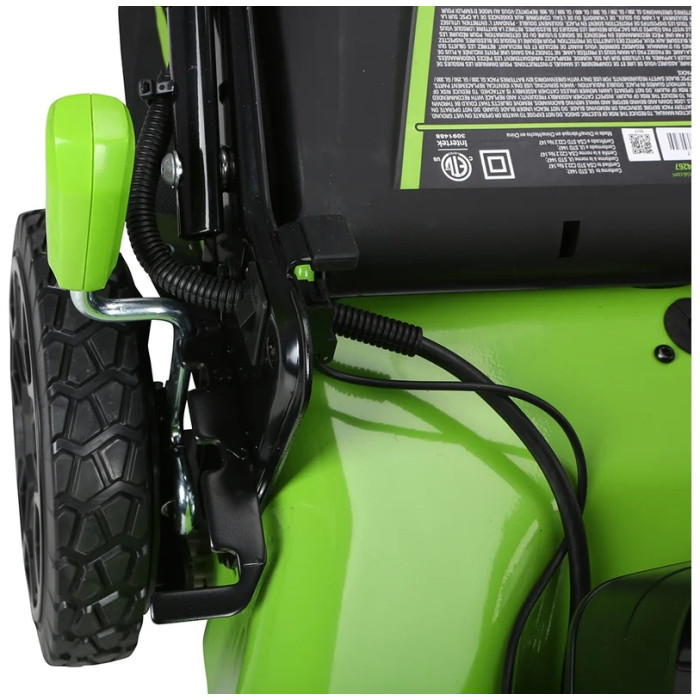 Газонокосилка колесная электрическая Greenworks GC82LM51SP2K2,2515907UB