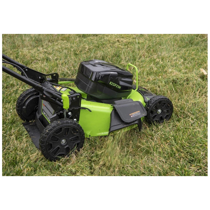 Газонокосилка колесная электрическая Greenworks GC82LM51SP2K2,2515907UB