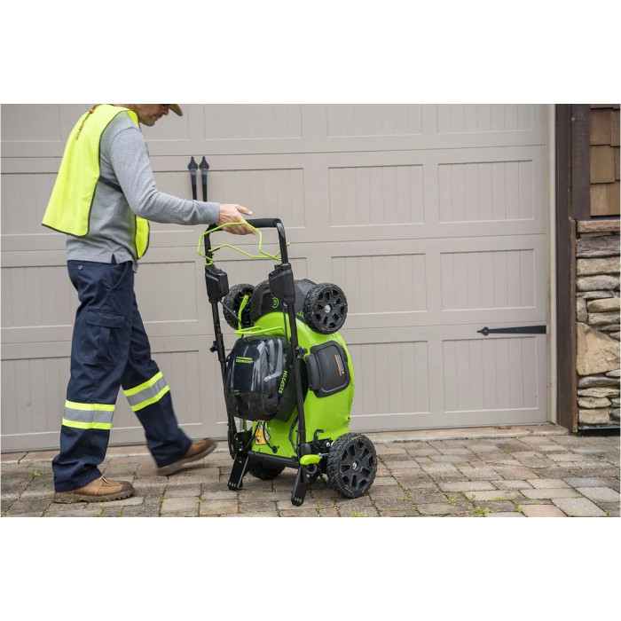 Газонокосилка колесная электрическая Greenworks GC82LM51SP2K2,2515907UB