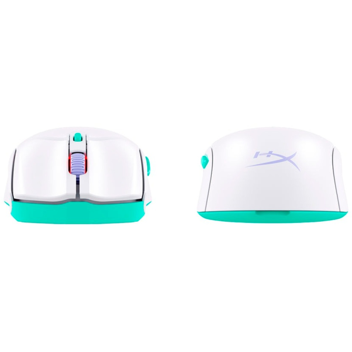 HyperX Pulsefire Haste 2 Core Wireless (Wht/Grn/Pur) 8R2E7AA белый