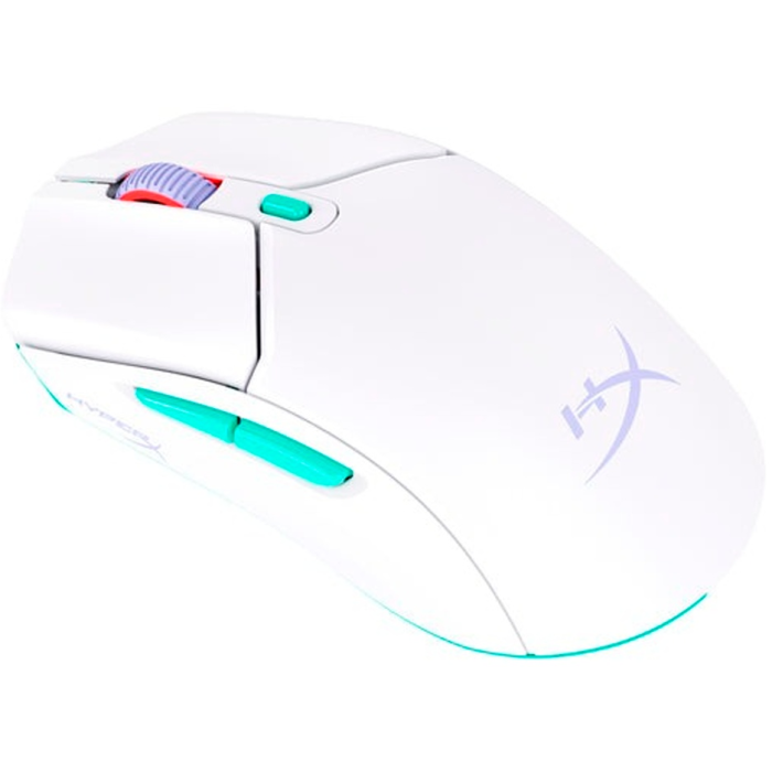 HyperX Pulsefire Haste 2 Core Wireless (Wht/Grn/Pur) 8R2E7AA белый