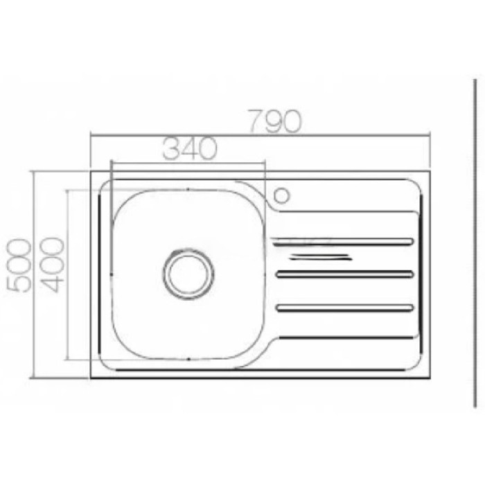 ASIL накладная AS 113 серебристый