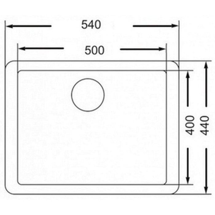 ASIL интегрированная AS 359 50x40 серебристый