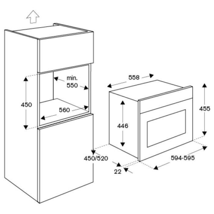 BERTAZZONI F 457 HER MW TAC белый