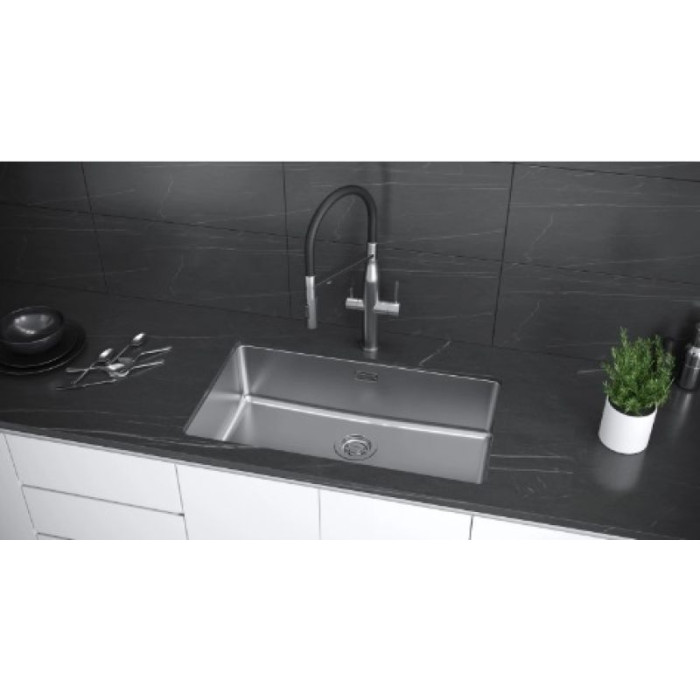 KuchenStern MULTI 80 AISI 304/R25 интегрированная 76х44х22 см, нержавеющая сталь, тон серебристый металлик