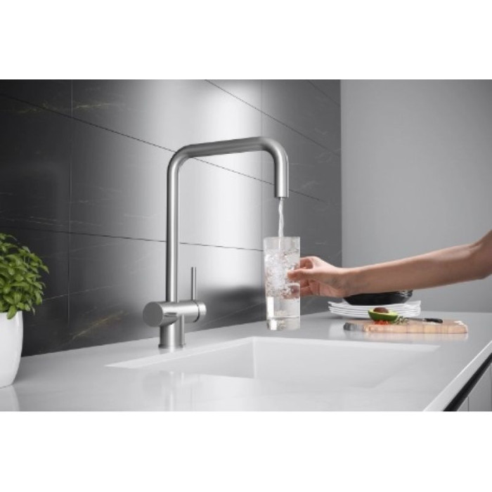 Смеситель для кухни (мойки) KuchenStern 404SS40, двухзахватный