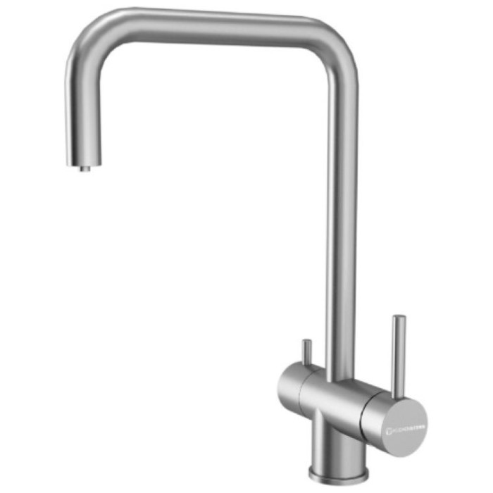 Смеситель для кухни (мойки) KuchenStern 404SS40, двухзахватный