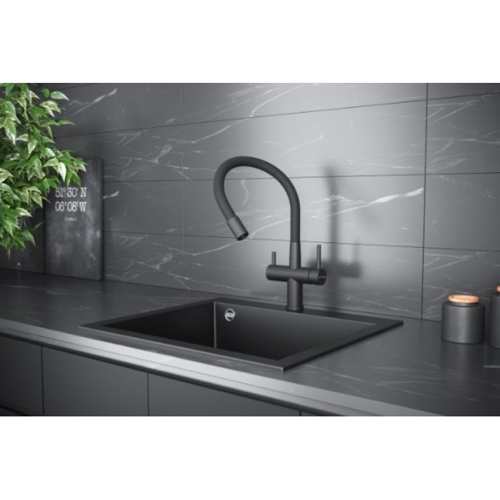 Смеситель для кухни (мойки) KuchenStern WURM-FE, однозахватный