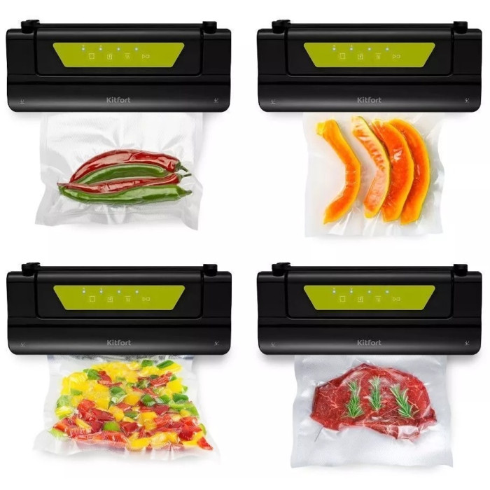 Kitfort KT-1528-2 черный, зеленый