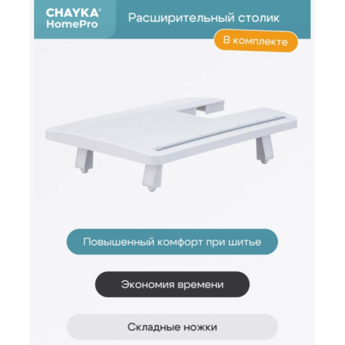 CHAYKA HomePro белый, бирюзовый