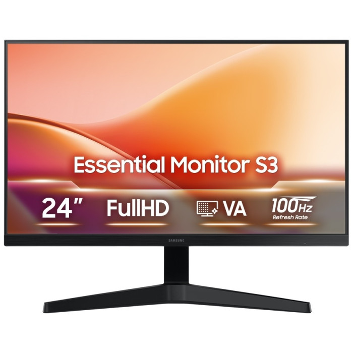 Монитор 24' SAMSUNG LS24F330EAIXCI VA 1920x1080 100Hz 5мс 250кд/м2 3000:1 1xD-Sub 1xHDMI Черный