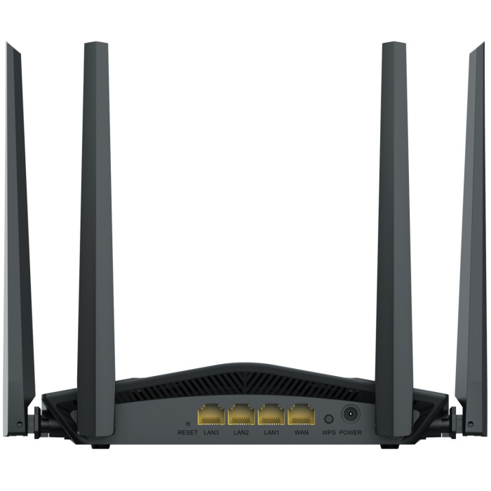 Wi-Fi роутер Netis NX10, WiFi 6, AX1500, 300+1201Мбит/с, 4x5dBi, TR-069, Mesh, IPTV, GWAN, 3xGLAN