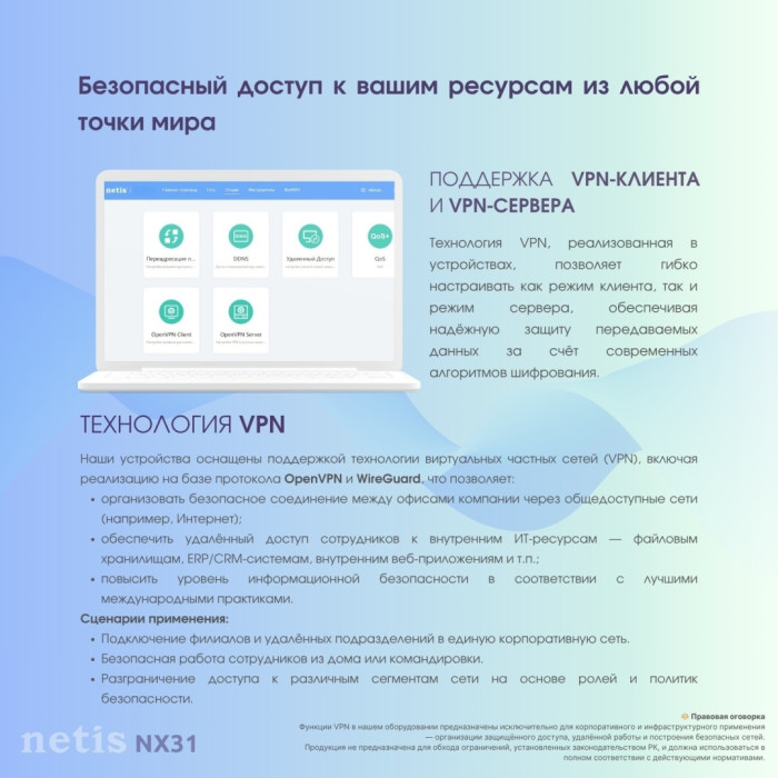 Wi-Fi роутер Netis NX31