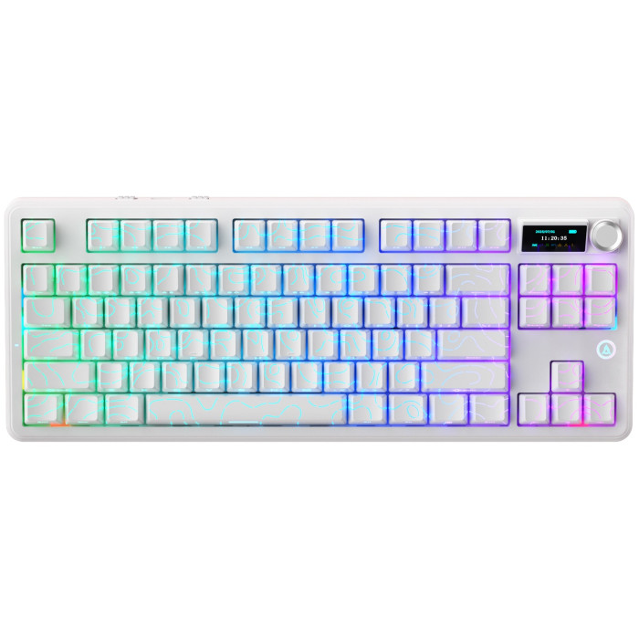 Клавиатура Ajazz MK87 Pro Peach Switch White
