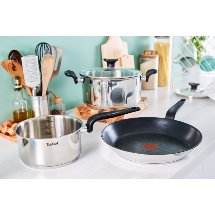 Tefal кастрюля E3084474 нержавеющая сталь 3 л