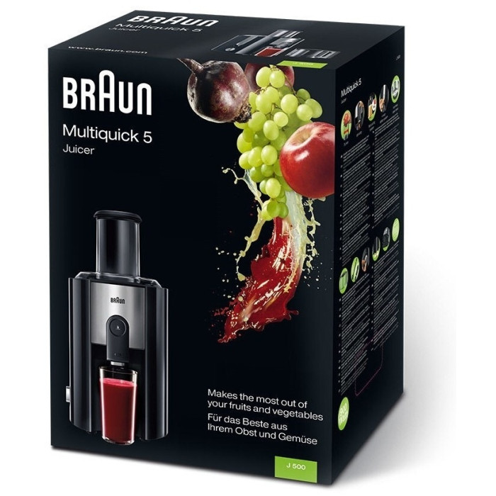 Braun J500 Multiquick 5 черный, серебристый