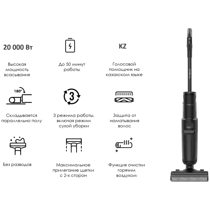 Tineco Floor One S7 Stretch черный