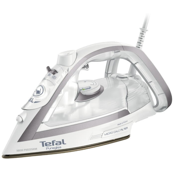 Tefal Puregliss FV8043E0 белый, серебристый